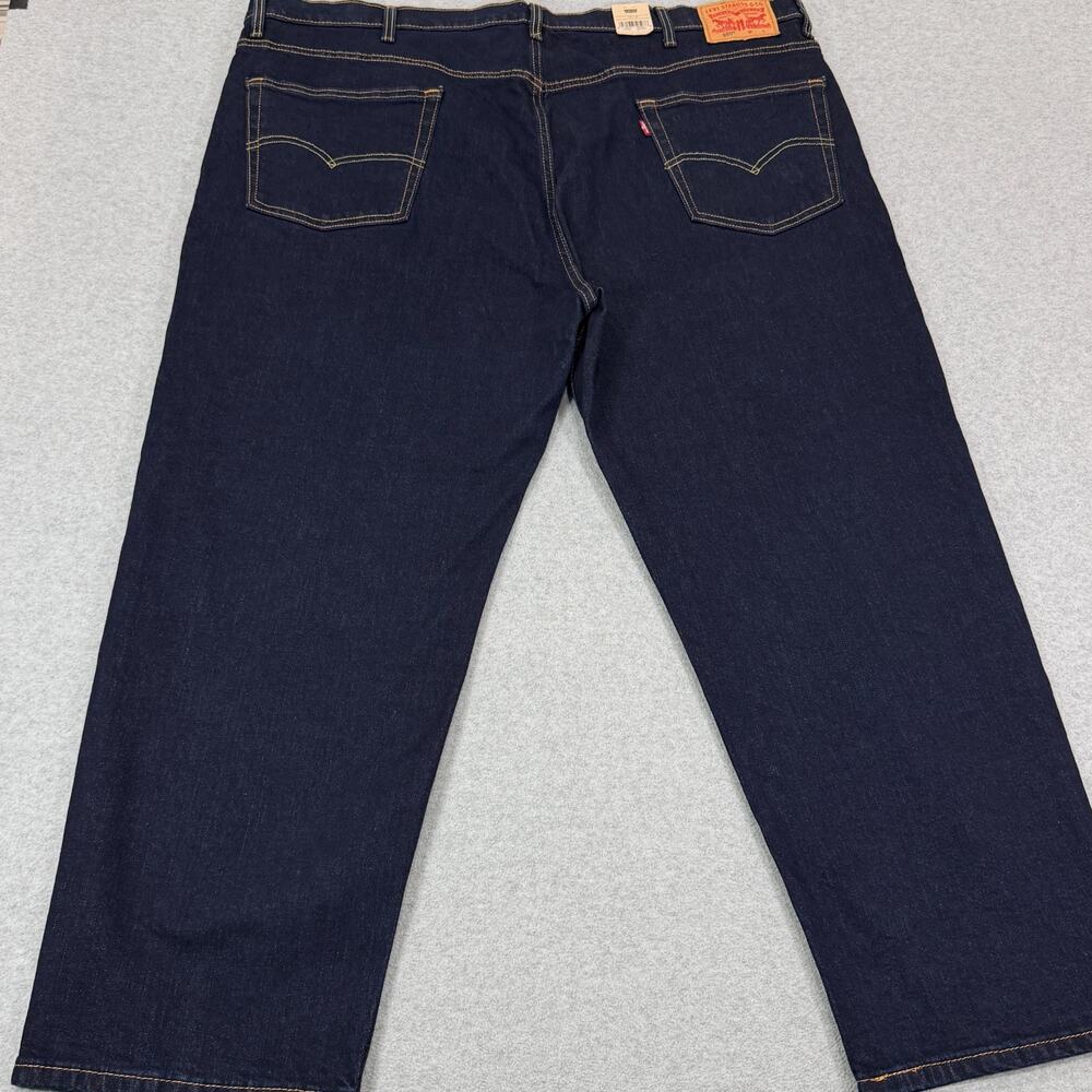 Levi's 550 Relaxed Fit Jeans Men's 48x29 Dark Wash Stretch Big & Tall NWT *READ* - Picture 9 of 16